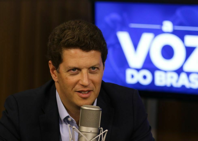 Ministro do Meio Ambiente, Ricardo Salles, participa do programa A Voz do Brasil