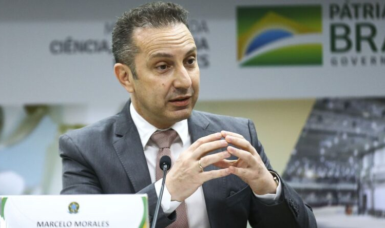 O secretário de Pesquisa e Formação Científica, Marcelo Morales, durante cerimônia de lançamento de três chamadas públicas CNPq/MCTI, com valor total superior a R$ 407 milhões.