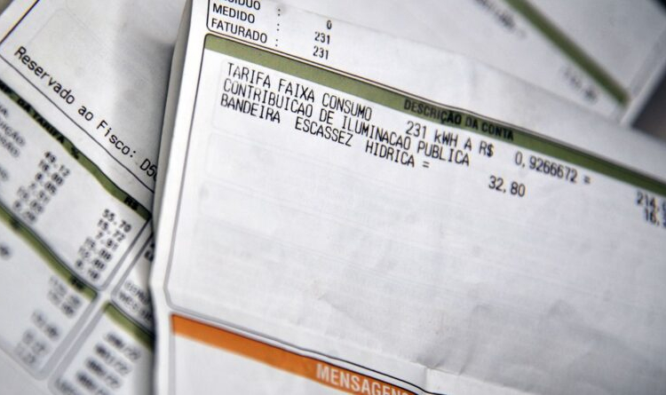 Conta de energia elétrica