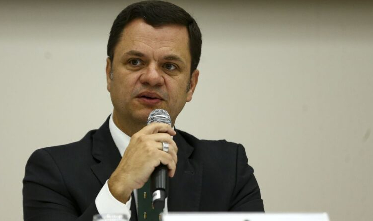 O ministro da Justiça e Segurança Pública, Anderson Torres, durante entrevista coletiva sobre a Operação Eleições 2022 no segundo turno.
