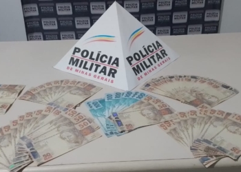 MANHUAÇU – PM prende autores e apreende mais de três mil reais em cédulas falsas  N
