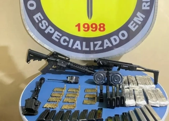 Contagem – Prisão de integrantes de organização criminosa e apreensão de fuzil e munições