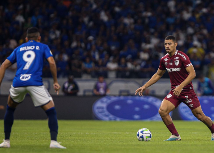 Belo Horizonte, MG - Brasil - 10/05/2023 - Mineirão - Campeonato Brasileiro, quinta rodada, jogo entre Fluminense x Cruzeiro.
FOTO DE MARCELO GONÇALVES / FLUMINENSE FC
IMPORTANTE: Imagem destinada a uso institucional e divulga磯, seu uso comercial estᠶetado incondicionalmente por seu autor e o Fluminense Football Club.
IMPORTANT: Image intended for institutional use and distribution. Commercial use is prohibited unconditionally by its author and Fluminense Football Club.
IMPORTANTE: Im᧥n para uso solamente institucional y distribuici㮮 El uso comercial es prohibido por su autor y por el Fluminense Football Club