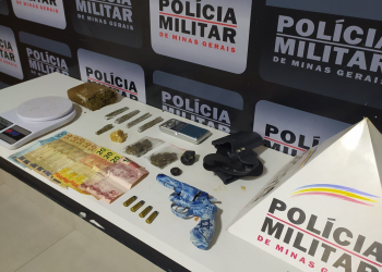 MANHUAÇU – Policia Militar apreende drogas,armas de fogo , e efetua prisão de membro de organização Criminosa