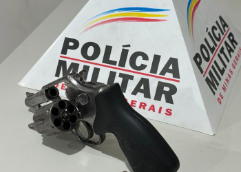 MATIPÓ – PM prende autor e apreende arma de fogo e munições.