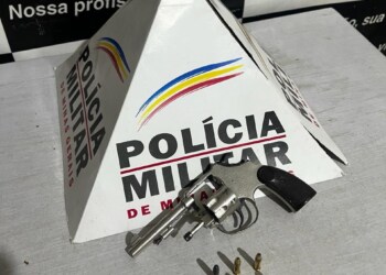 LAJINHA MG – PM apreende menor por ameaça com arma de fogo no bairro Santa Terezinha