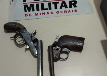 CAPUTIRA MG – PM prende homem por porte ilegal de arma de fogo após disparo em festa