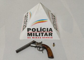 ESPERA FELIZ – PM apreende arma de fogo