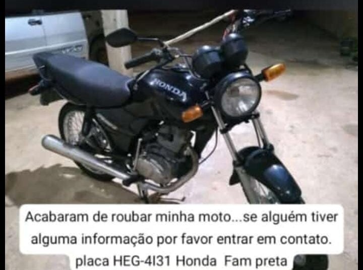 Imagem da foto furtada circula pelas redes sociais.