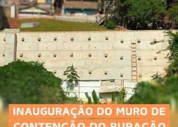 Sonho de duas décadas: muro de contenção do Buracão no Loteamento do Celinho será entregue em Matipó