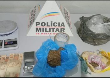 MATIPÓ – POLÍCIA MILITAR PRENDE DOIS AUTORES E APREENDE DROGAS NO BAIRRO BOA VISTA
