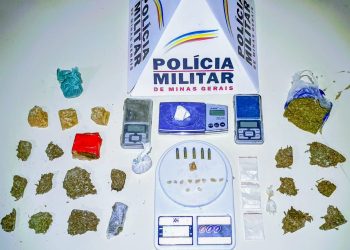 MATIPÓ – Apreensão de drogas e simulacro de arma de fogo